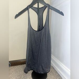 Lululemon Essential Lightweight Gray Halter Tank Top No Size Tag fits S/M